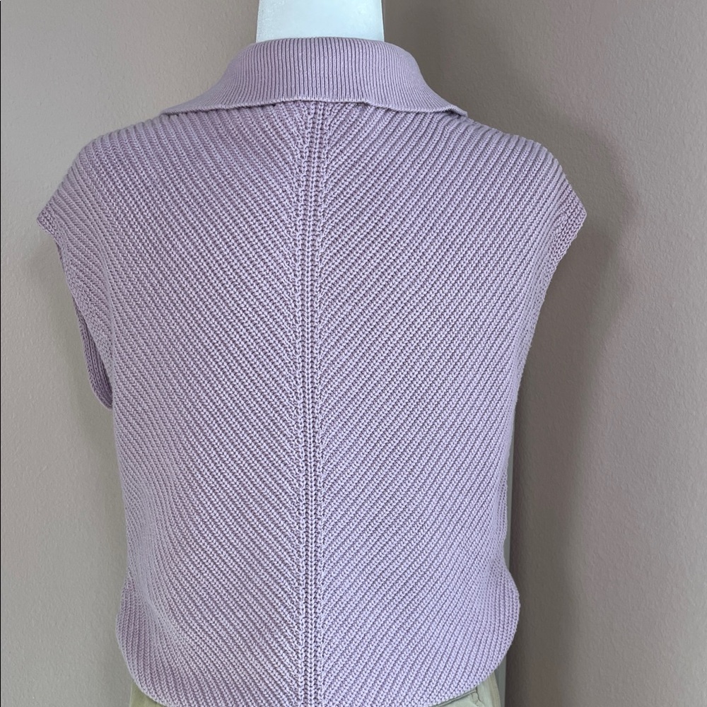 Weatherproof Vintage Women’s Pink‎ Knit Sweater Vest - Picture 2 of 4